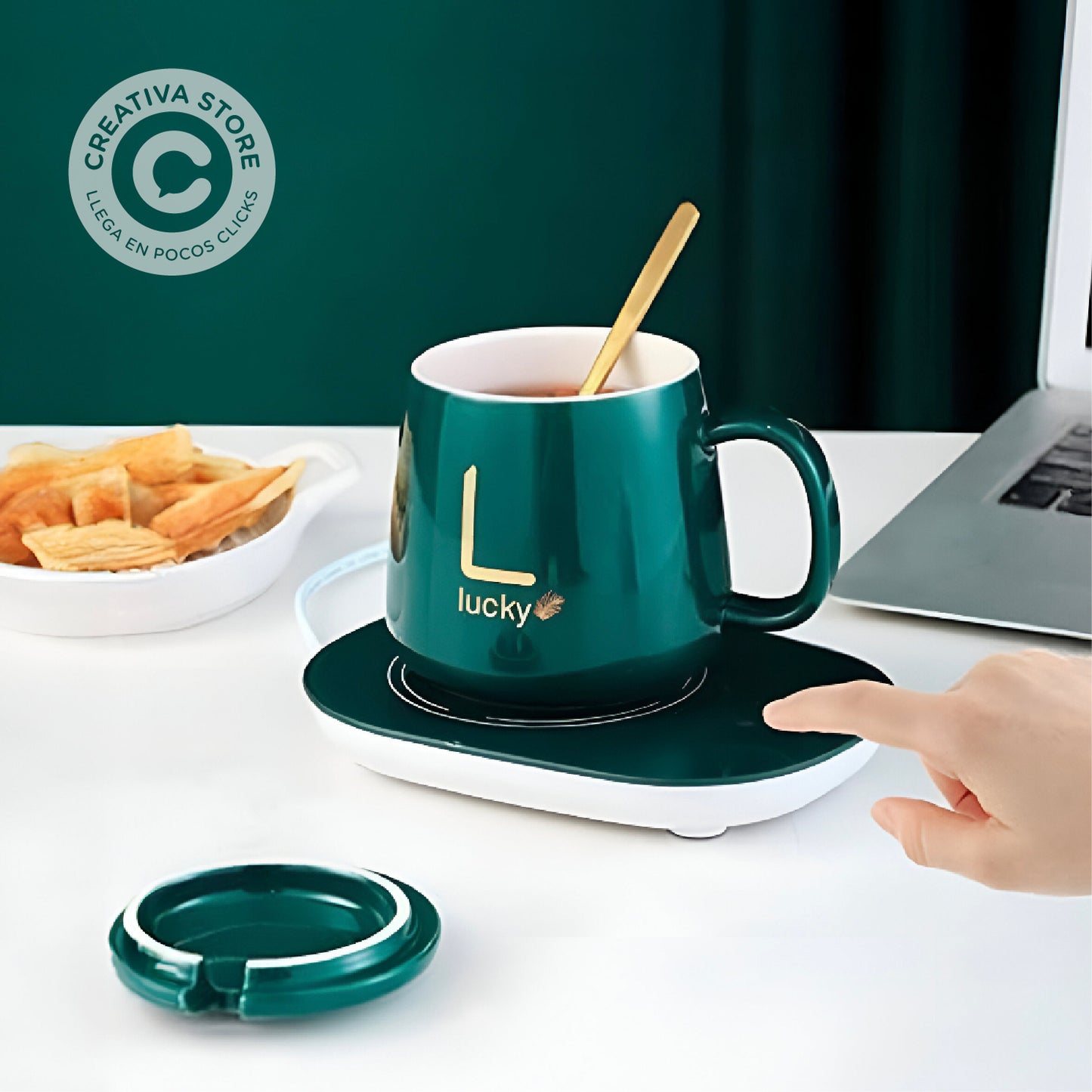 Taza con Calentador Eléctrico 55ºC